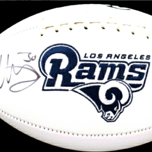 Todd Gurley Autographed LA Rams Football - Picture 1 of 3